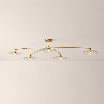 Lillia Clear Glass Flushmount