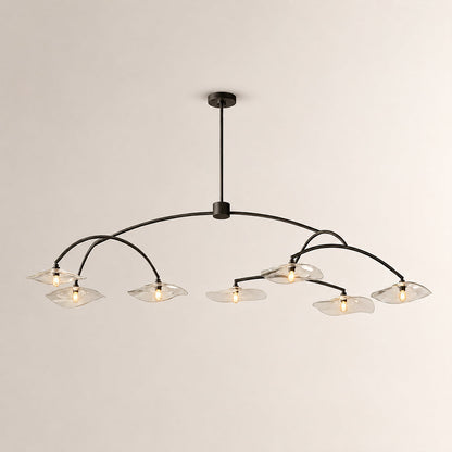Lillia Clear Glass Round Chandelier