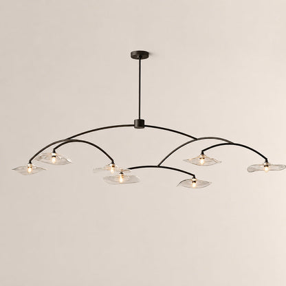 Lillia Clear Glass Round Chandelier