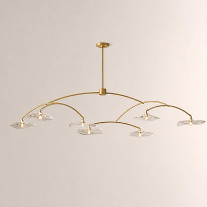 Lillia Clear Glass Round Chandelier