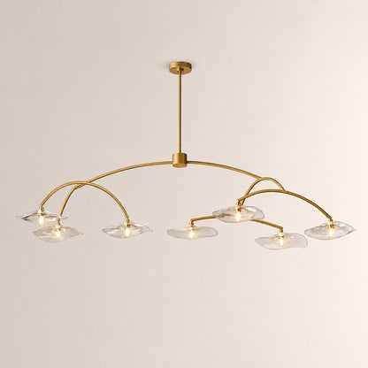 Lillia Clear Glass Round Chandelier