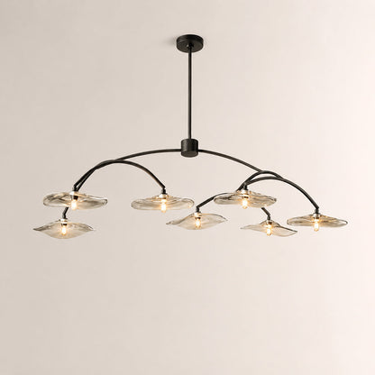 Lillia Clear Glass Round Chandelier