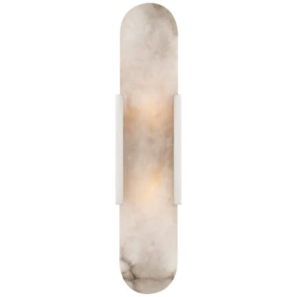 Lowell Melange Elongated Alabaster Wall Sconce 20"