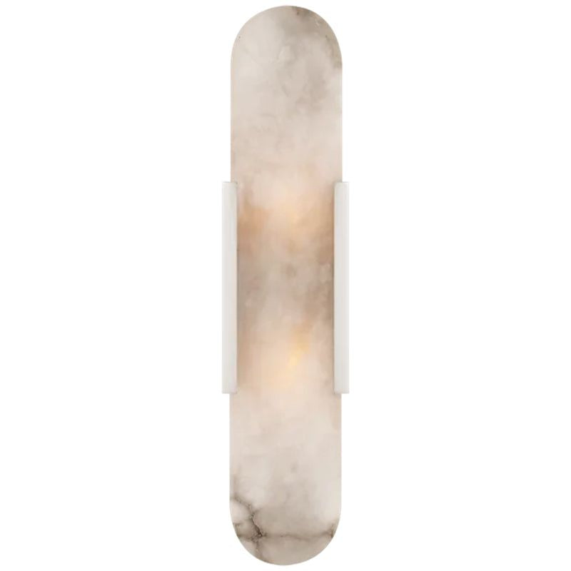 Lowell Melange Elongated Alabaster Wall Sconce 20"