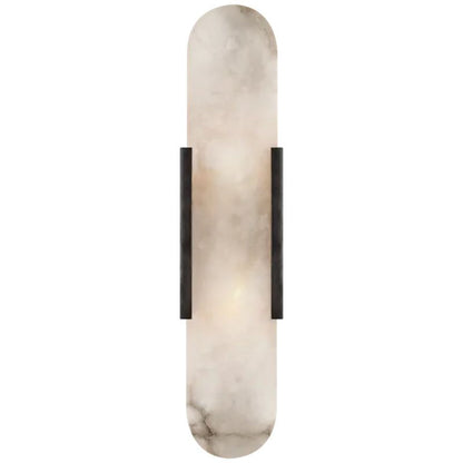 Lowell Melange Elongated Alabaster Wall Sconce 20"