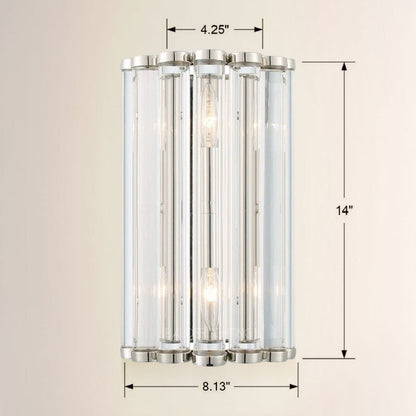 Lubby Langdon for Crystorama Elliot 2 Light Sconce