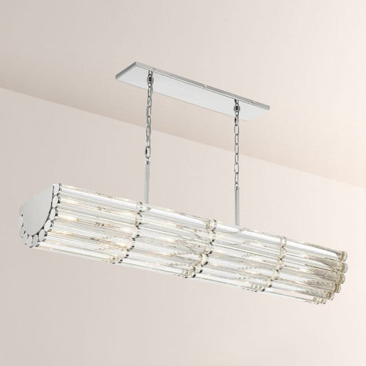 Lubby Langdon for Crystorama Elliot 6 Light Chandelier 48''W