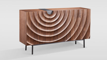 Lunara 3-Door Ripple Sideboard