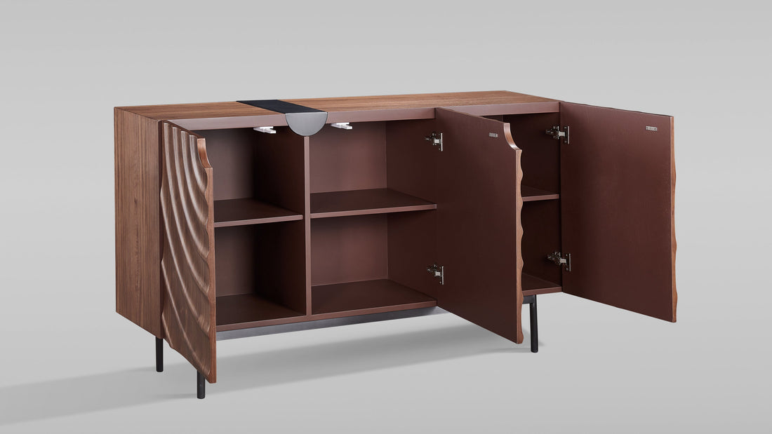 Lunara 3-Door Ripple Sideboard
