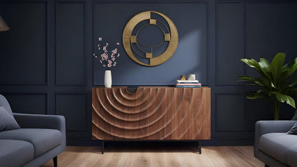 Lunara 3-Door Ripple Sideboard