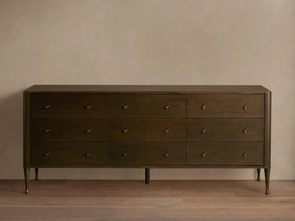 Lurint Wood Nine Drawer Dresser