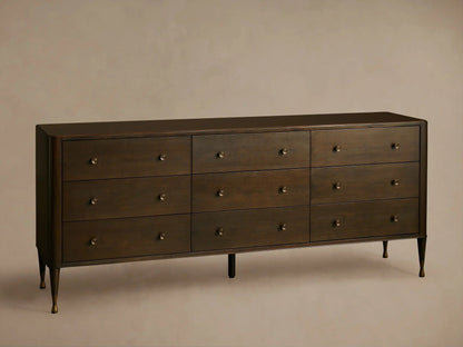 Lurint Wood Nine Drawer Dresser