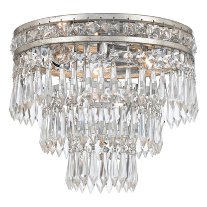 Mercer Flushmount Ceiling Light 12''D 3 Lights