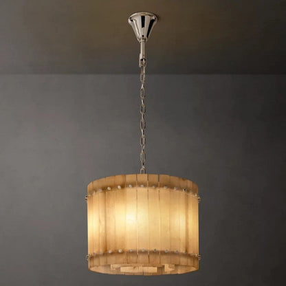 Mervin Alabaster Round Chandelier 22"