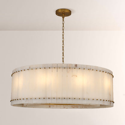 Mervin Alabaster Round Chandelier 48"