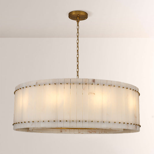 Mervin Alabaster Round Chandelier 48"