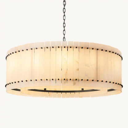 Mervin Alabaster Round Chandelier 48"