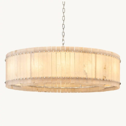 Mervin Alabaster Round Chandelier 60"
