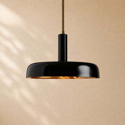 Micah Gloss Lacquer & Brass Pendant