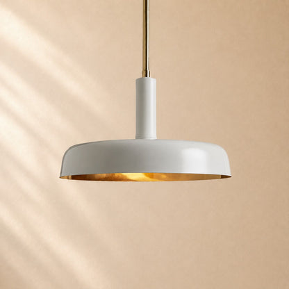 Micah Gloss Lacquer & Brass Pendant