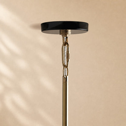 Micah Gloss Lacquer & Brass Pendant