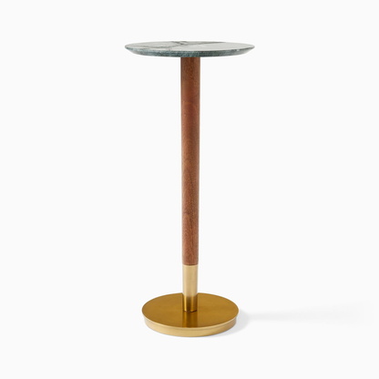 Mid-Century Marble Drink Table (9.5")