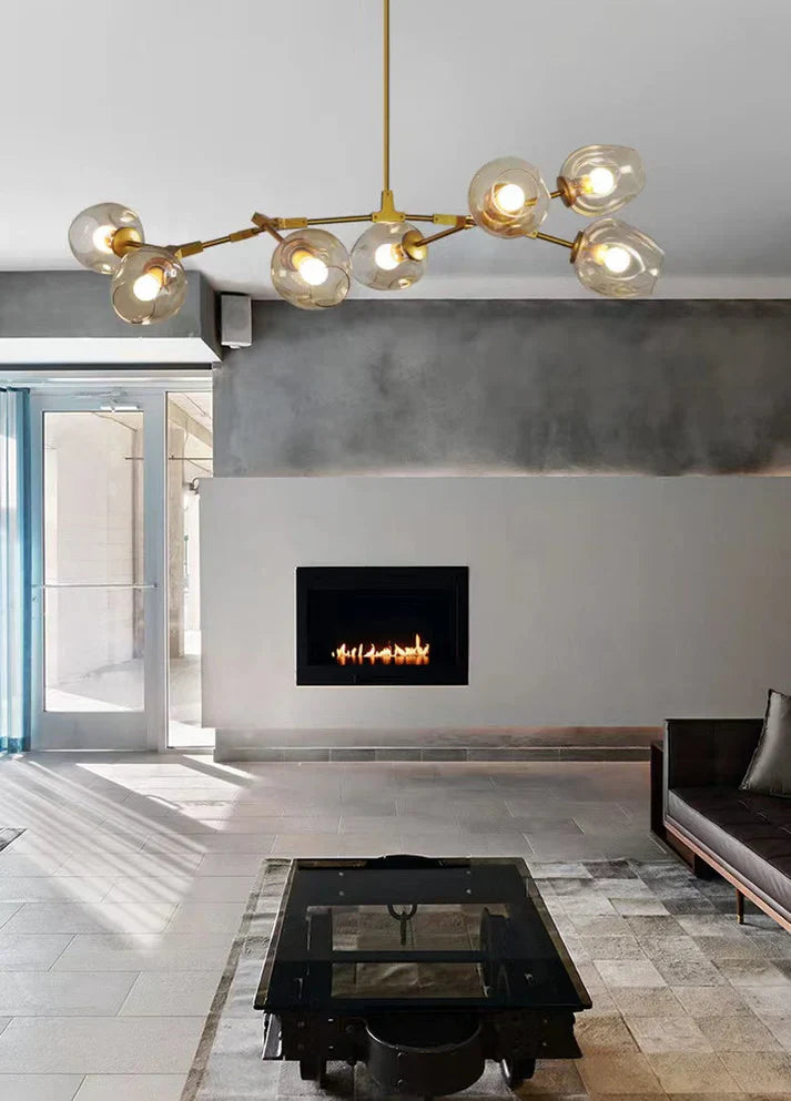 Modern Industrial Branch Chandelier