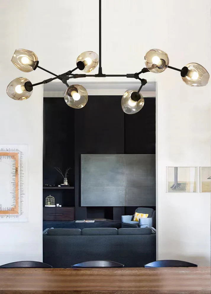 Modern Industrial Branch Chandelier