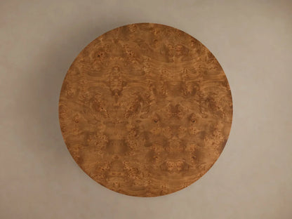 Mogadore Mappa Burl Round Coffee Table
