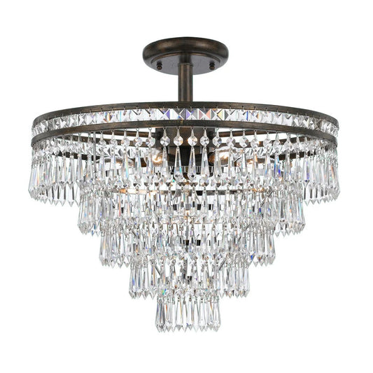 Moser Flushmount Ceiling Light 20''D 7 Lights