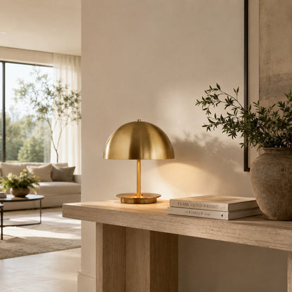Nahum Dome Metal Table Lamp