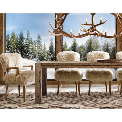 Natural Antler Chandelier 36"