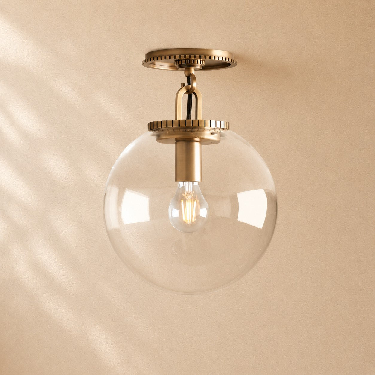 Nelson Globe Flush Mount