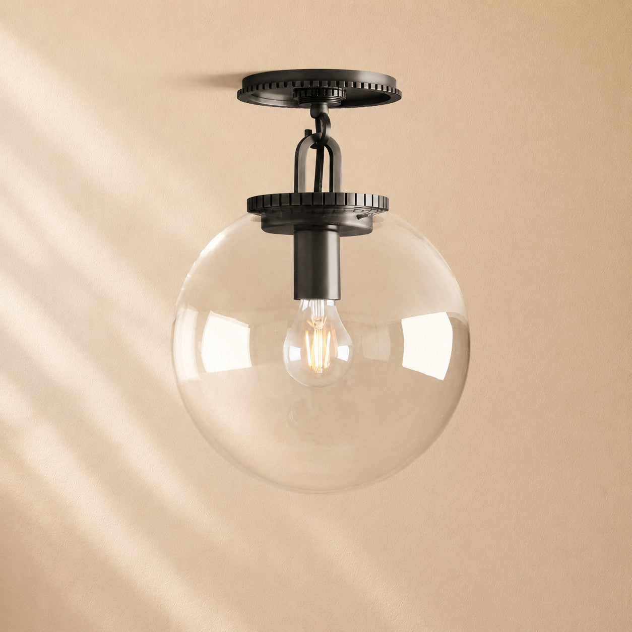 Nelson Globe Flush Mount