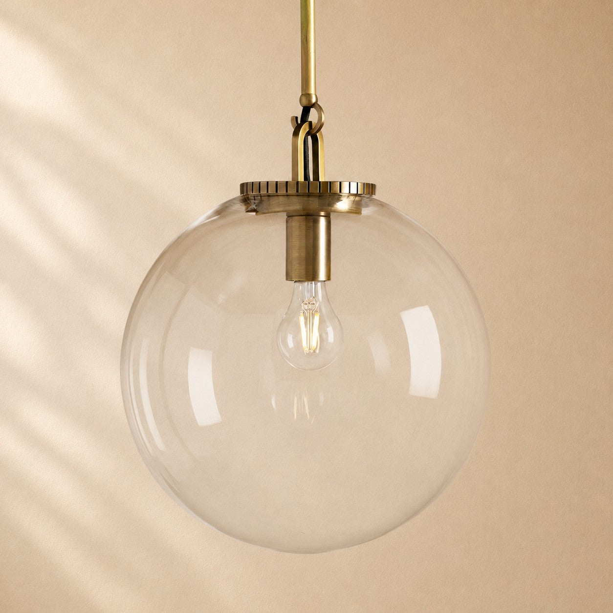 Nelson Globe Pendant with Rod