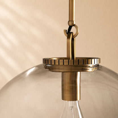 Wescott Globe Pendant with Rod