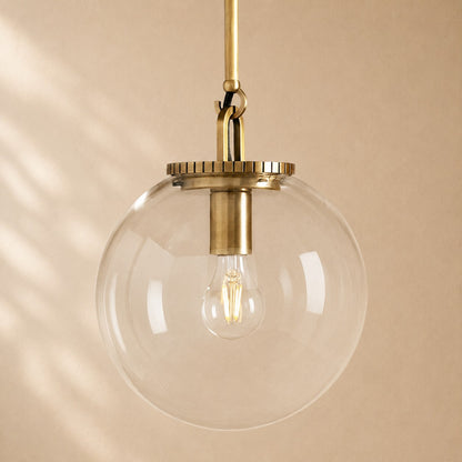 Wescott Globe Pendant with Rod