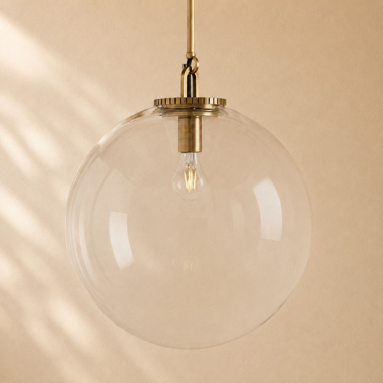 Nelson Globe Pendant with Rod