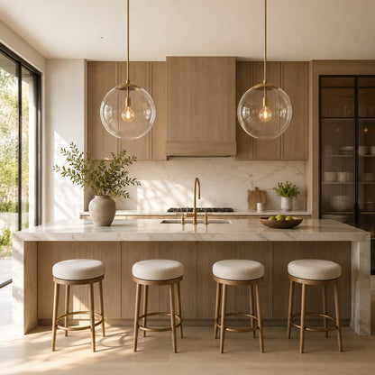 Wescott XL Globe Pendant with Rod