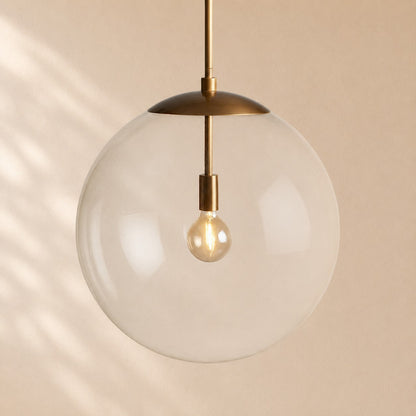 Wescott XL Globe Pendant with Rod