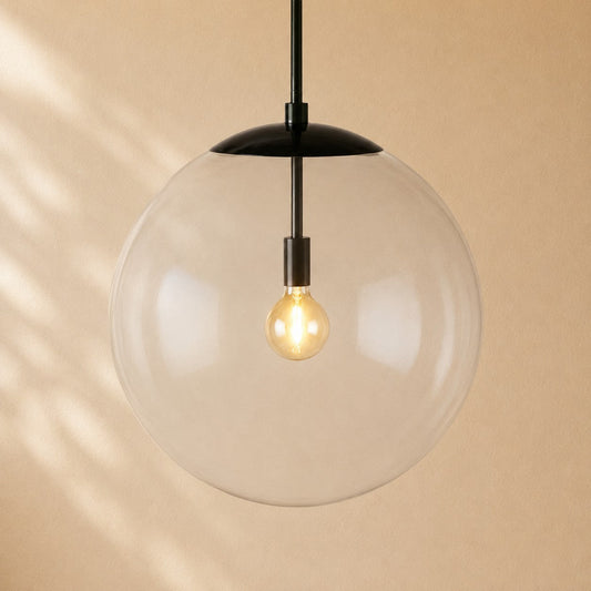 Wescott XL Globe Pendant with Rod