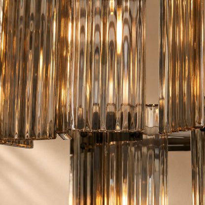 Delsie Art Glass Round Chandelier 60"