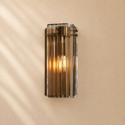 Delsie Fluted Glass Wall Sconce