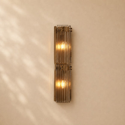 Delsie Fluted Glass Wall Sconce