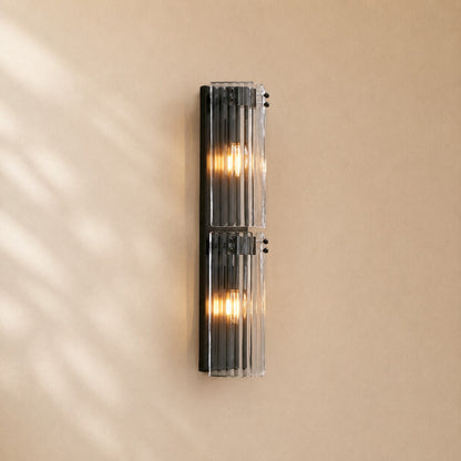 Delsie Fluted Glass Wall Sconce