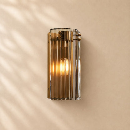 Delsie Fluted Glass Wall Sconce