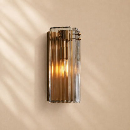 Delsie Fluted Glass Wall Sconce