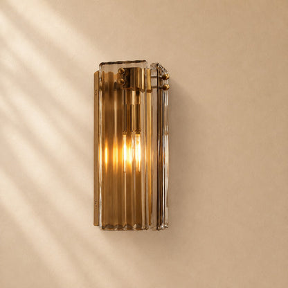 Delsie Fluted Glass Wall Sconce