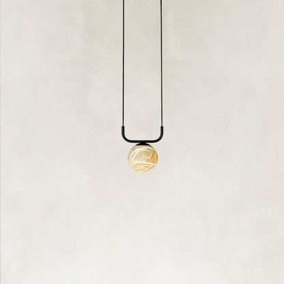 Orbital Cluster Alabaster Pendant