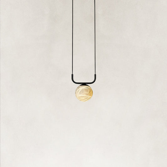 Orbital Cluster Alabaster Pendant
